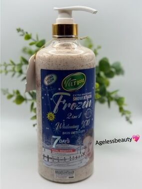 Veet Gold Frozen 2-in-1 Whitening Shower Bath Body Wash - Blue